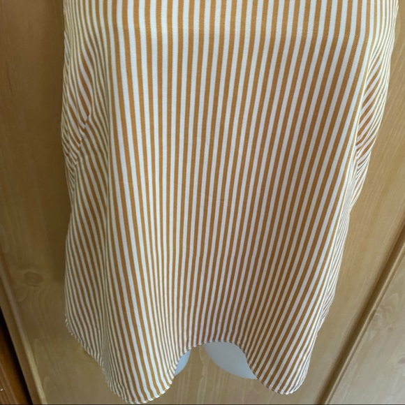 Revolve AFRM • Yellow Striped Halter Swing Tank - Picture 4 of 12